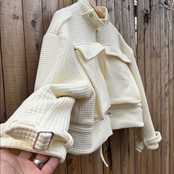 My mum made it waffle fabric jacket - Picture 4 of 9